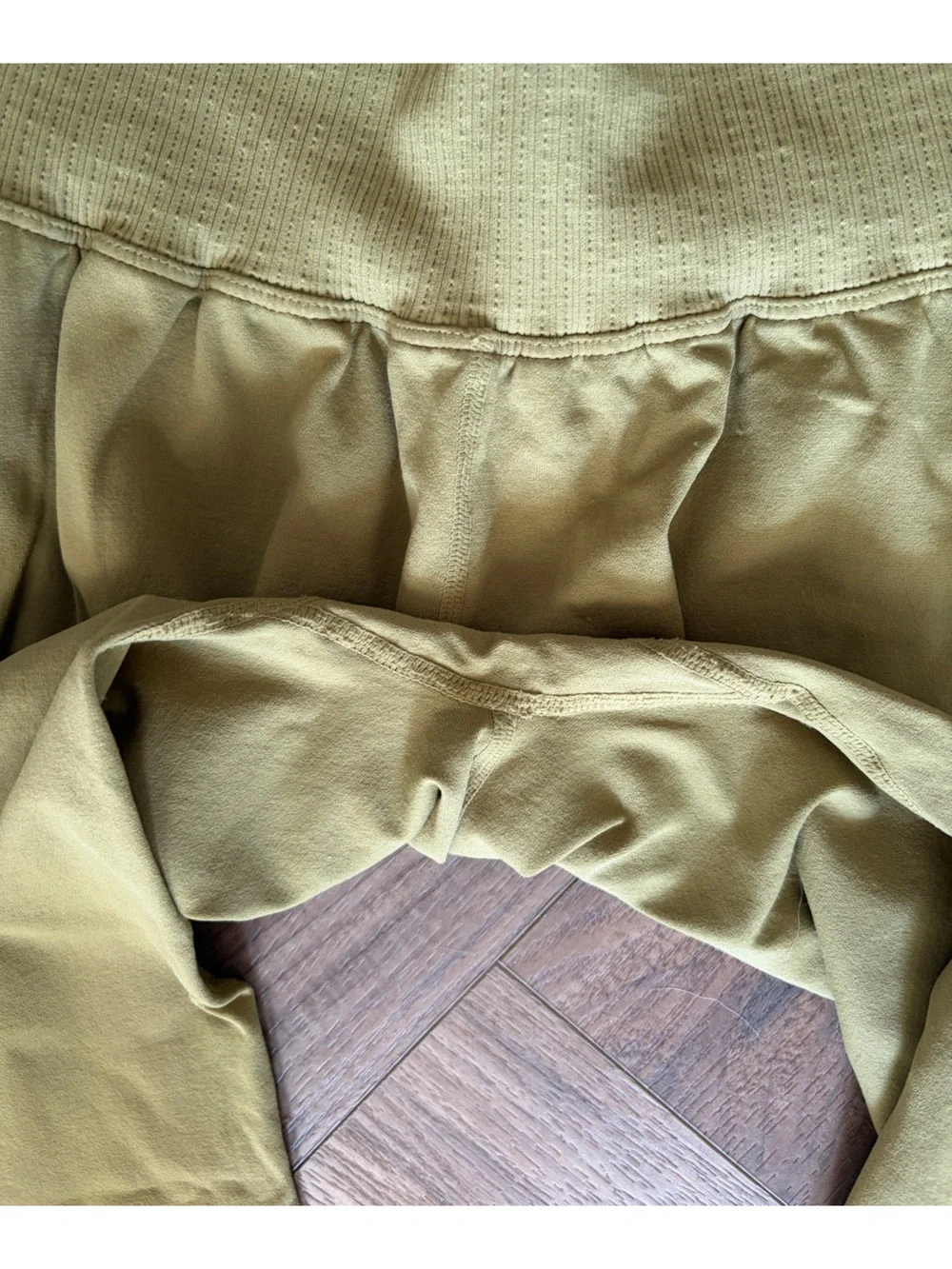 Free People Movement good Karma flare leggings m/L olive green NWOT